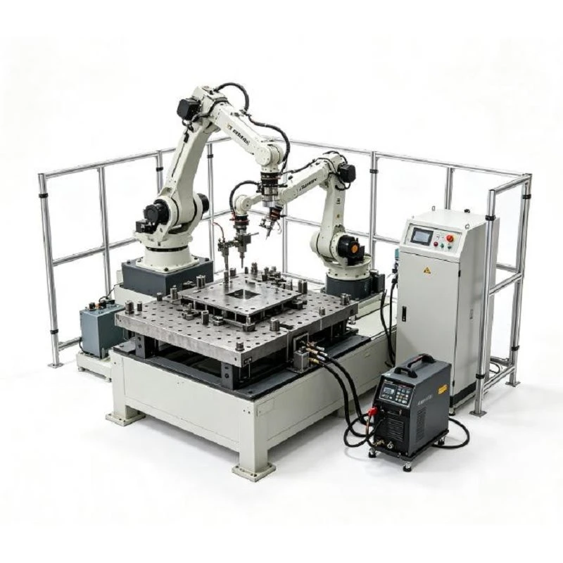 Statie de lucru robotizata de sudare